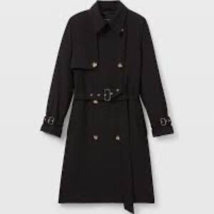 Club Monaco Trench Coat Black